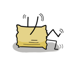 Adductor muscle of scallops sticker #3985447
