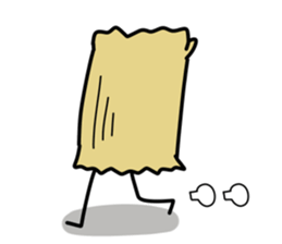 Adductor muscle of scallops sticker #3985450