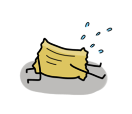 Adductor muscle of scallops sticker #3985451
