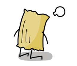 Adductor muscle of scallops sticker #3985456