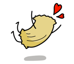 Adductor muscle of scallops sticker #3985457