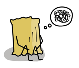 Adductor muscle of scallops sticker #3985464