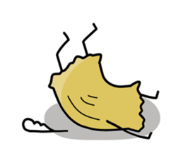 Adductor muscle of scallops sticker #3985465