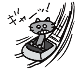 A shirokuro cat sticker #3986335