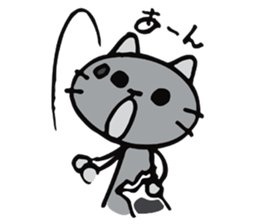 A shirokuro cat sticker #3986336