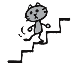 A shirokuro cat sticker #3986338