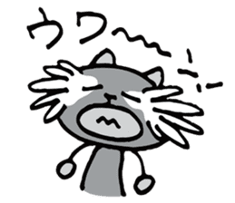 A shirokuro cat sticker #3986347
