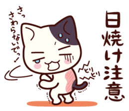 Tabby cat / Nyanko Spring and summer sticker #3986428