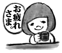 JAPANESE CARTOON STYLE STICKER sticker #3986666