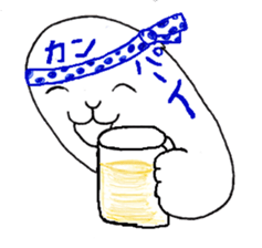 Vegetables face of Bejimon. sticker #3986702