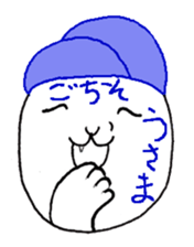 Vegetables face of Bejimon. sticker #3986707