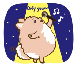 Ball in puppy love sticker #3987241