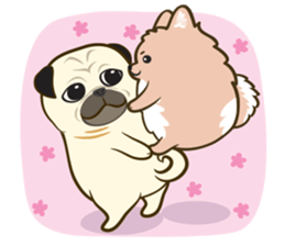 Ball in puppy love sticker #3987248