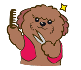 Ball in puppy love sticker #3987250