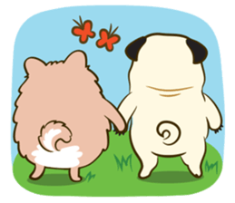 Ball in puppy love sticker #3987254