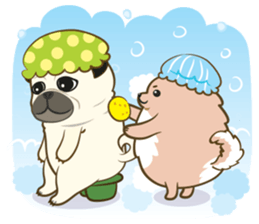 Ball in puppy love sticker #3987260