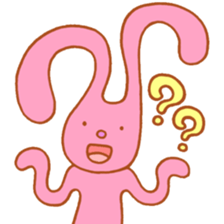 Stretch rabbit sticker #3987440