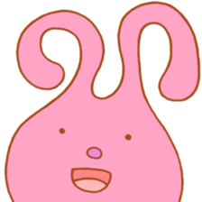 Stretch rabbit sticker #3987446