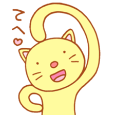 Stretch rabbit sticker #3987455