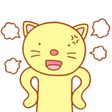 Stretch rabbit sticker #3987461