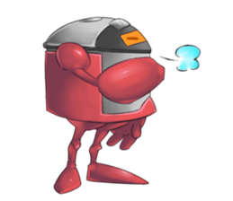 Red rice cooker Leader sticker #3987780