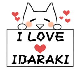 Language of Ibaraki Prefecture in Japan sticker #3988110