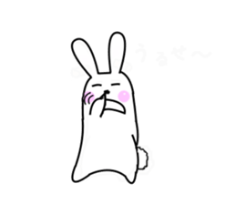 Straight fact rabbit sticker #3988177