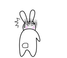 Straight fact rabbit sticker #3988183