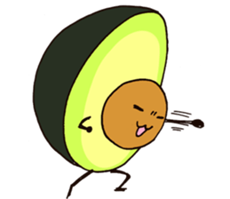 Avocadosenpai sticker #3988525
