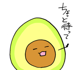 Avocadosenpai sticker #3988547
