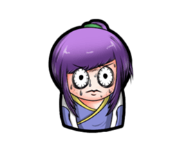 Purple and Grey Head (ChineseSwordman) sticker #3988690