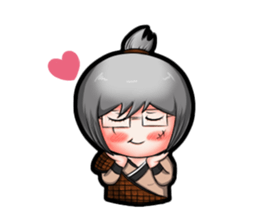 Purple and Grey Head (ChineseSwordman) sticker #3988700