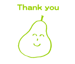 Thank you for fruit sticker #3988866