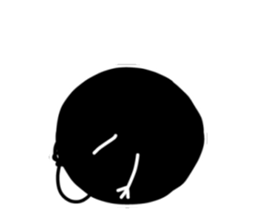 kuromaru-kun sticker #3989079