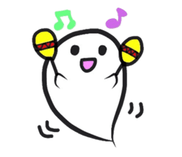 Small Cute Ghost sticker #3989484