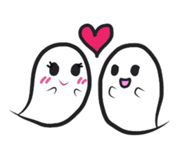 Small Cute Ghost sticker #3989503