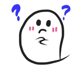 Small Cute Ghost sticker #3989504