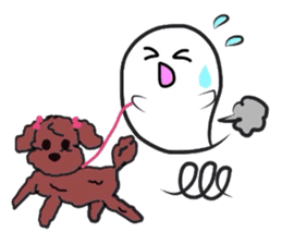 Small Cute Ghost sticker #3989510