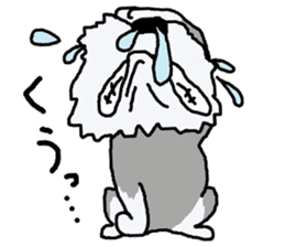 egoistic girl. model Schnauzer sticker #3991039