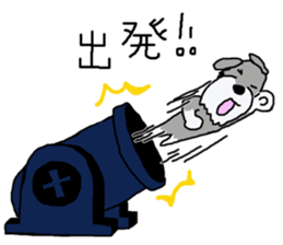 egoistic girl. model Schnauzer sticker #3991042