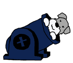 egoistic girl. model Schnauzer sticker #3991043