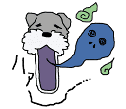 egoistic girl. model Schnauzer sticker #3991061