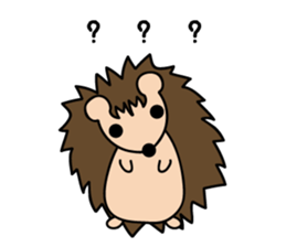 Expressionless Hedgehog sticker #3991277