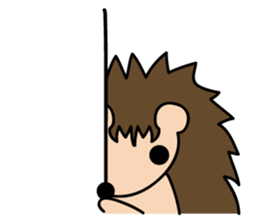 Expressionless Hedgehog sticker #3991285
