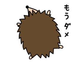 Expressionless Hedgehog sticker #3991286