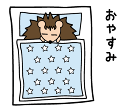 Expressionless Hedgehog sticker #3991289