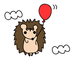 Expressionless Hedgehog sticker #3991302
