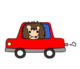 Expressionless Hedgehog sticker #3991304