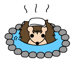 Expressionless Hedgehog sticker #3991305