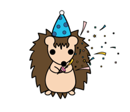 Expressionless Hedgehog sticker #3991306